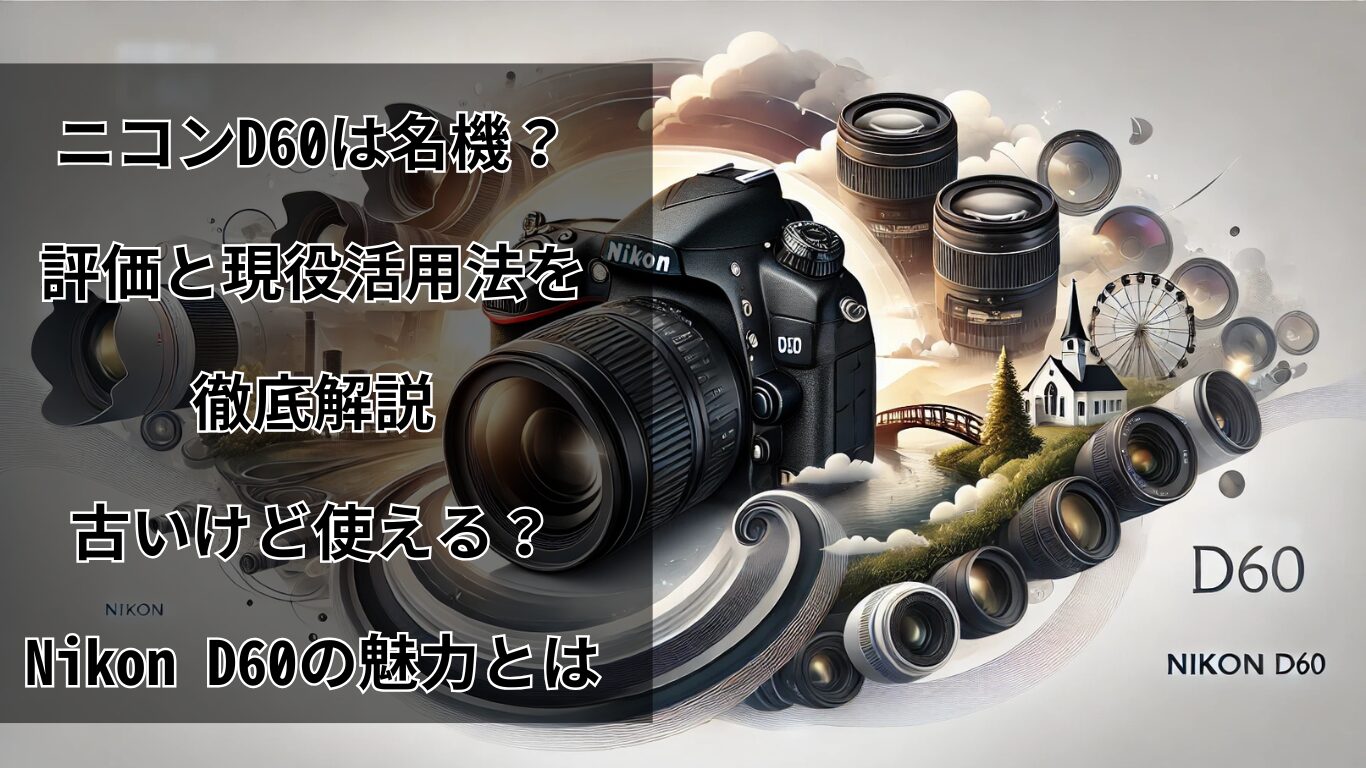 ニコンD60は名機？評価と現役活用法を徹底解説:古いけど使える？Nikon D60の魅力とは