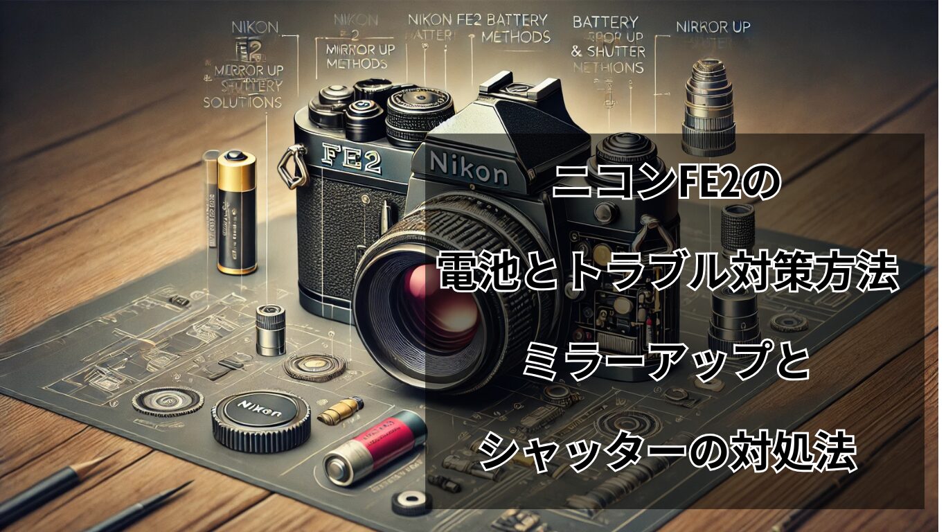 ニコン(Nikon)FE2の電池とトラブル対策方法：ミラーアップとシャッターの対処法