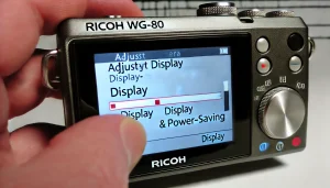 RICOH wg 80の画面が映らない場合の設定調整方法