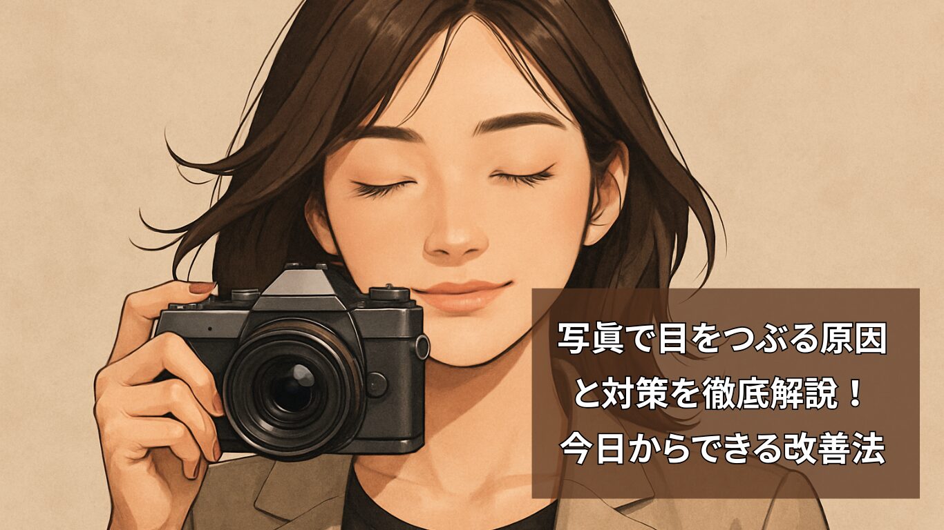 写真で目をつぶる原因と対策を徹底解説！今日からできる改善法