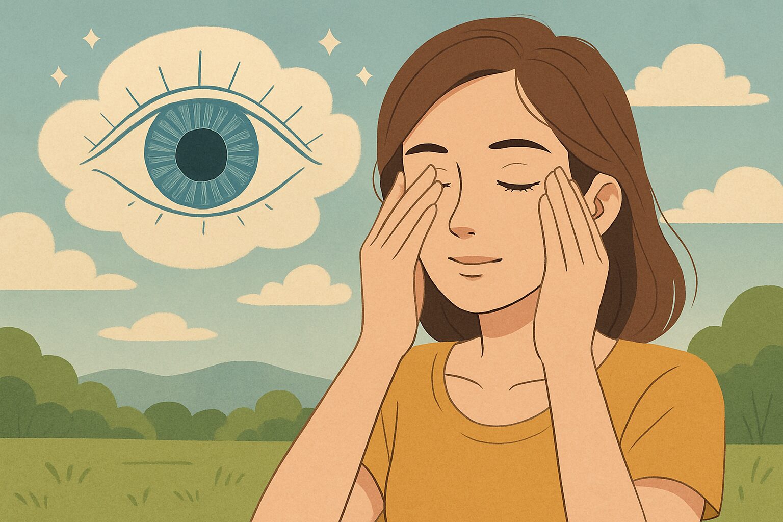 目をつぶると映像が見えるのはなぜですか？