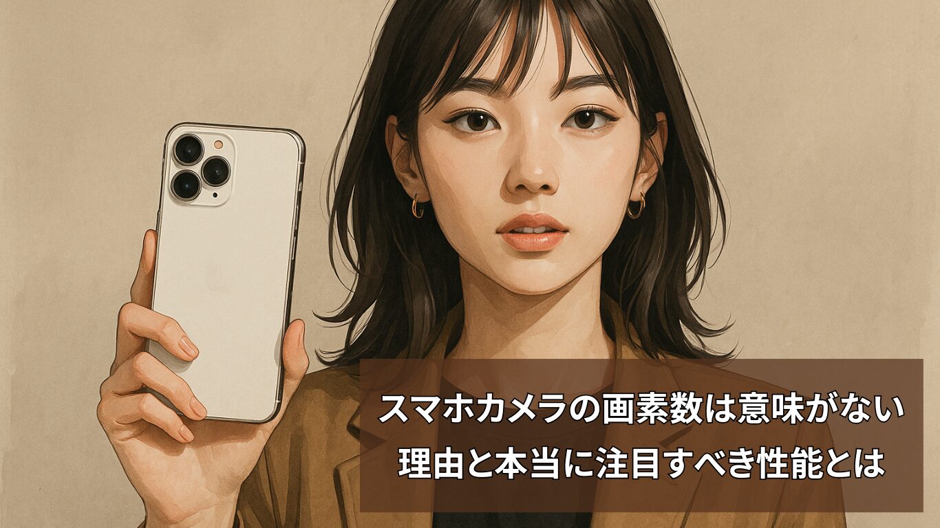 スマホカメラの画素数は意味がない理由と本当に注目すべき性能とは