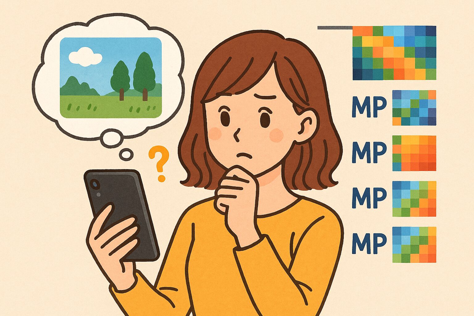 「スマホで画質がいい」の基準とは？画素数の目安