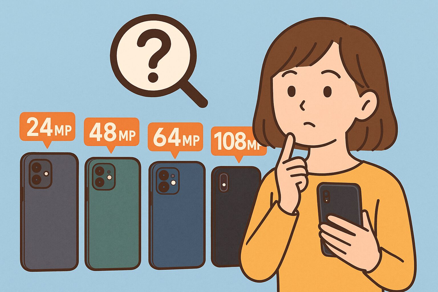 スマホカメラの画素数ランキングに惑わされない選び方