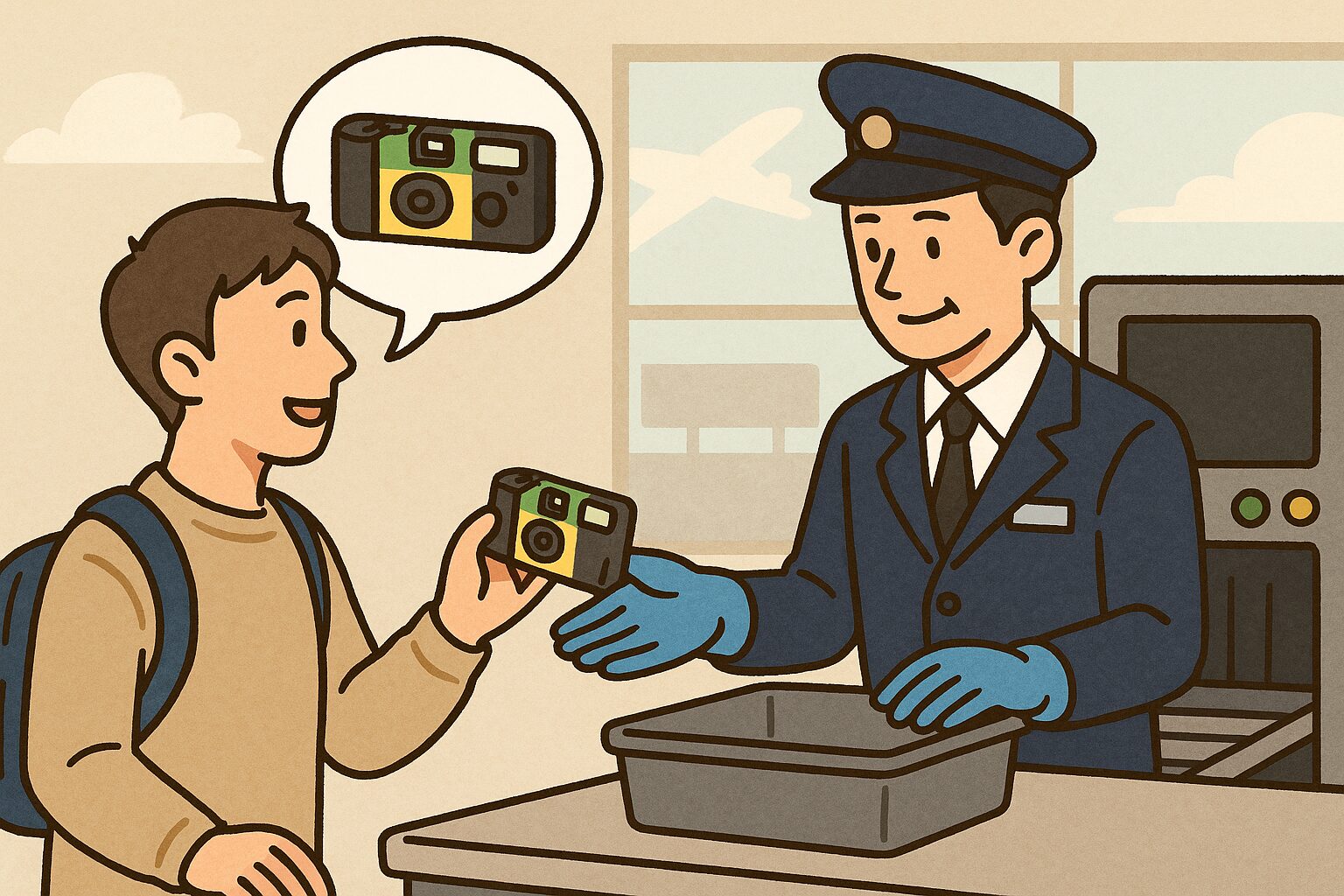 空港でフィルムを手検査してもらう方法とは？