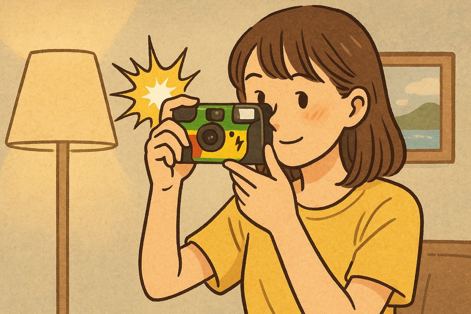 写ルンですはフラッシュをたいたほうがいい？