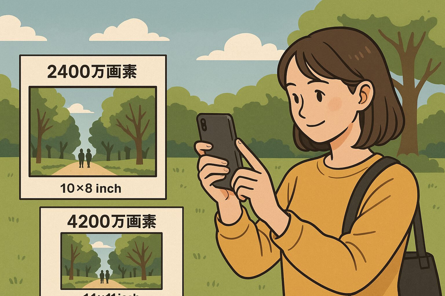 2400万画素と4200万画素の比較：印刷サイズで比較すると？