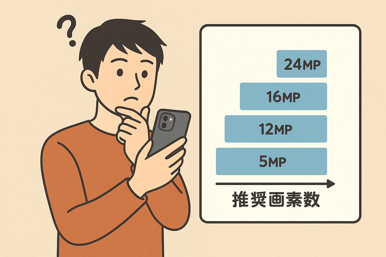 カメラの画素数の目安：あなたに最適な画素数とは