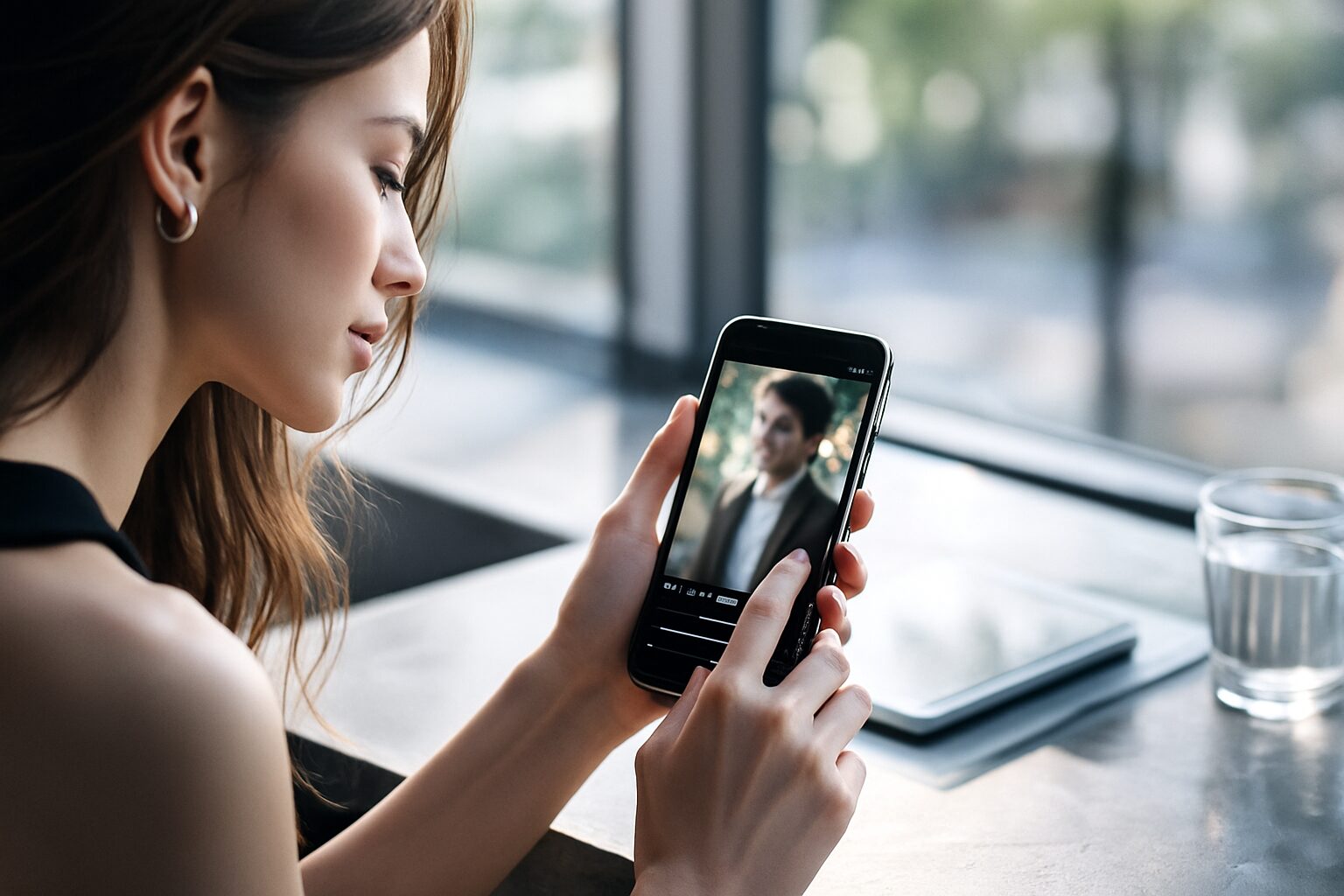 iPhone写真の背景ぼかし後からの深度確認