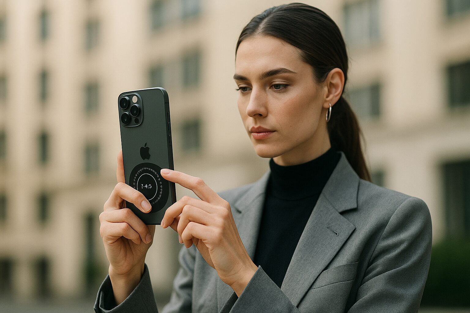 iPhone写真背景ぼかしで被写界深度コントロールを活用する