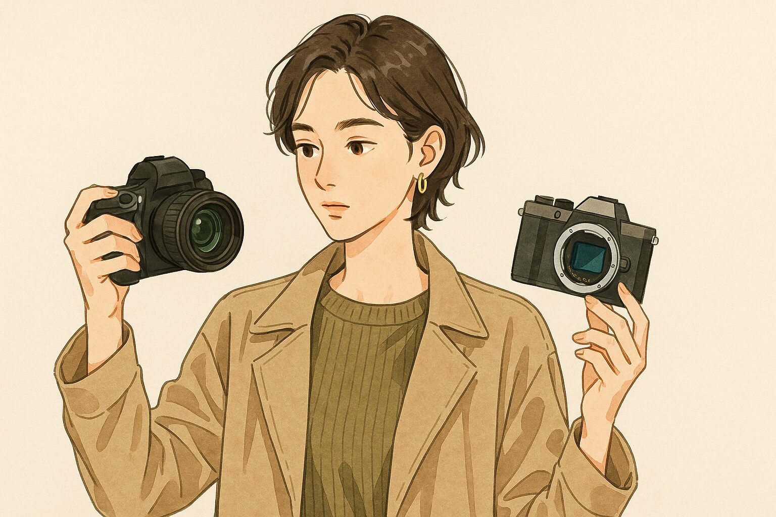 ミラーレスと一眼レフの注意点