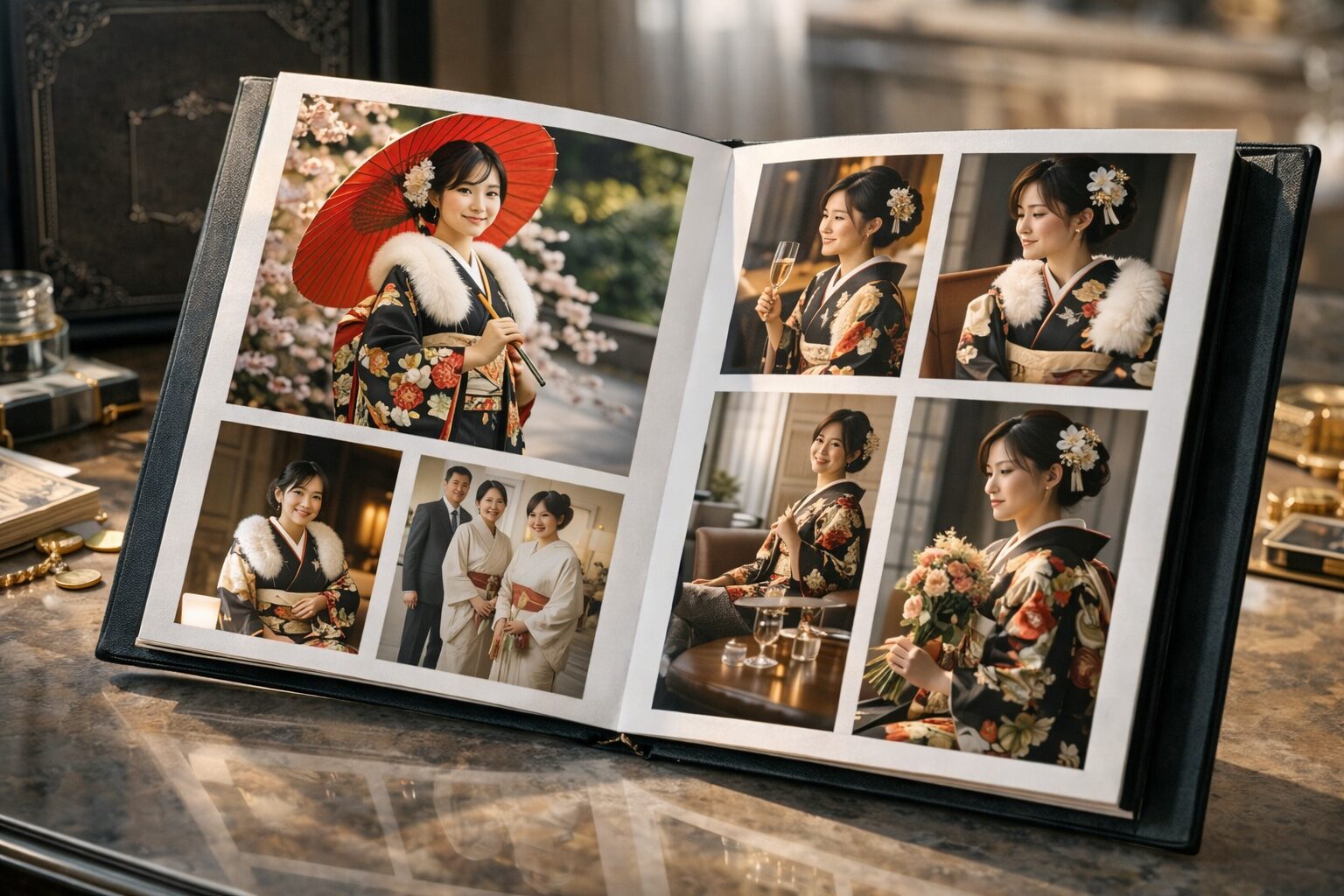 成人式前撮りアルバム20万の内容