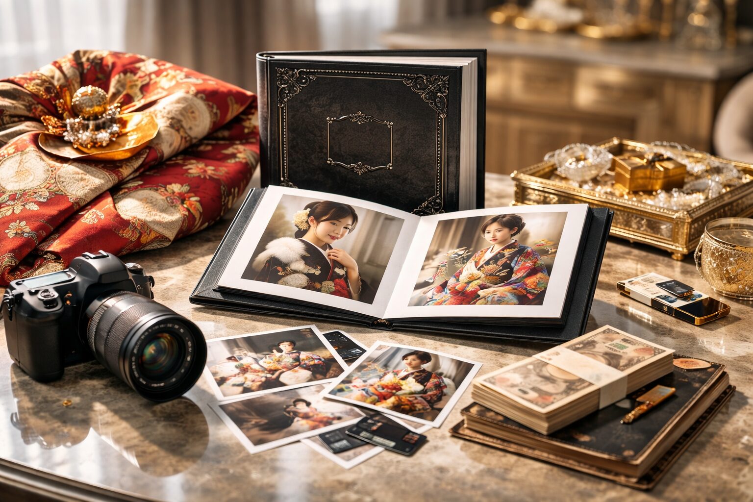 成人式前撮りアルバム20万の内訳