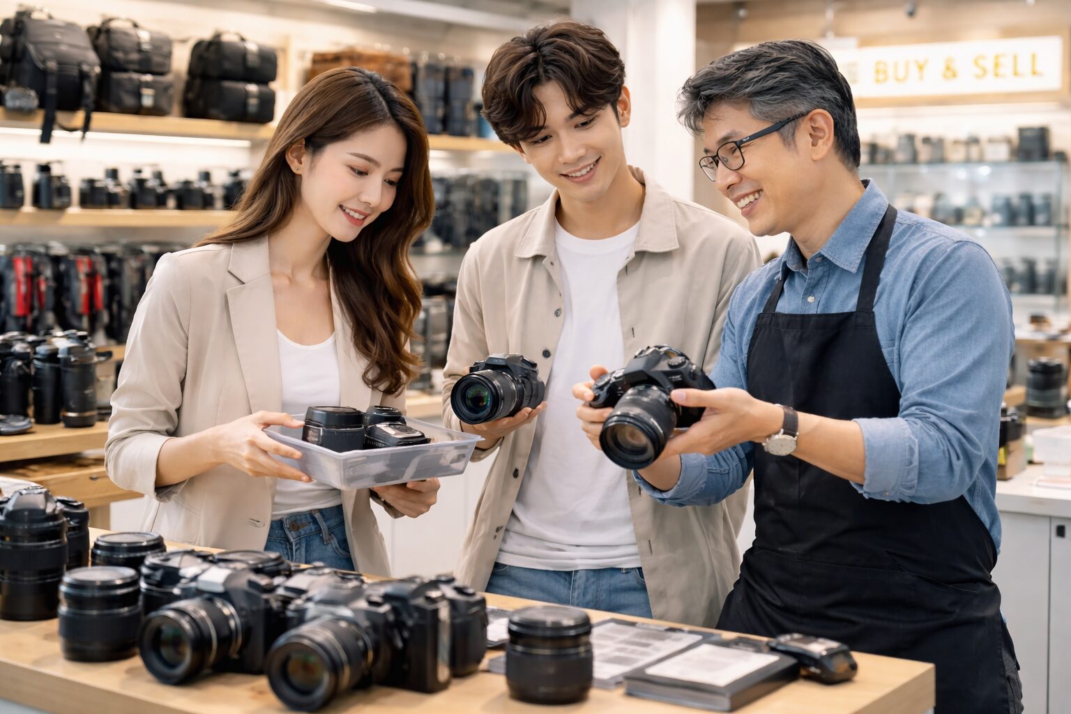 近くの店でカメラを買う安心感