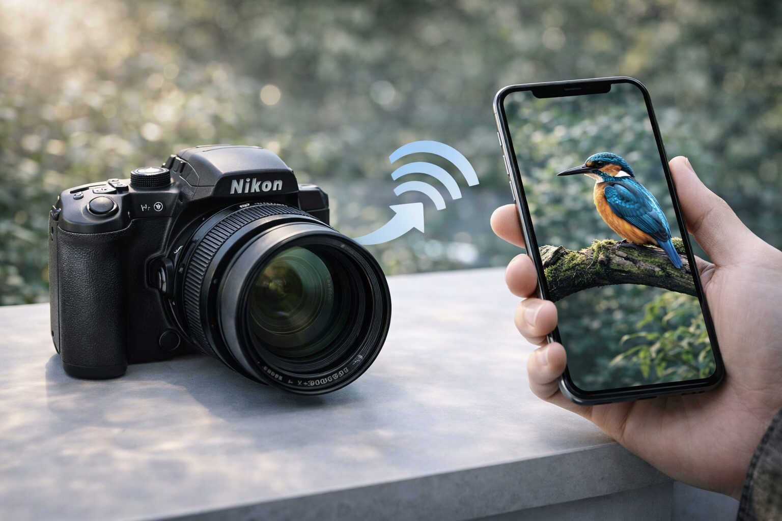 nikon コンデジスマホ転送