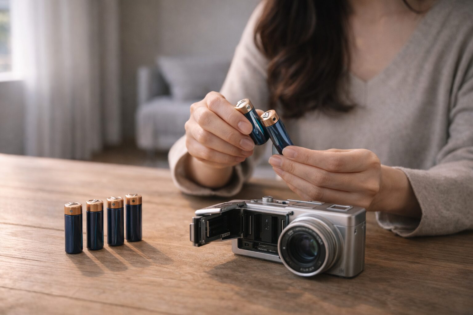 オールドコンデジどこで買う単三電池機