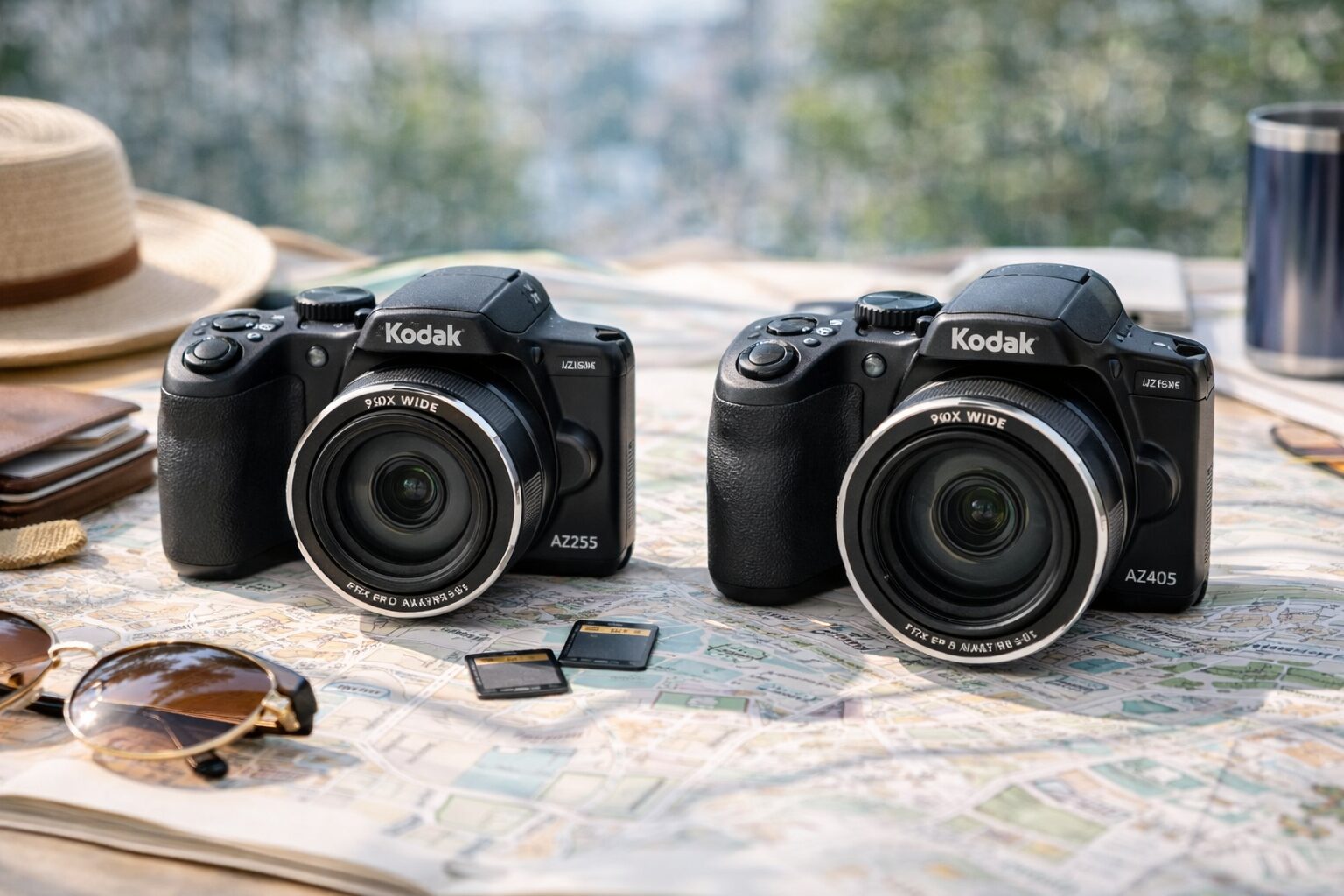 コダックコンデジAZ255とAZ405比較