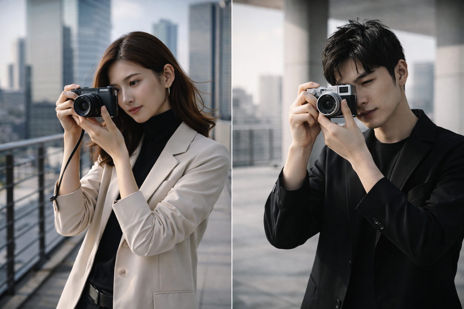 コンデジ富士フイルムとソニー比較