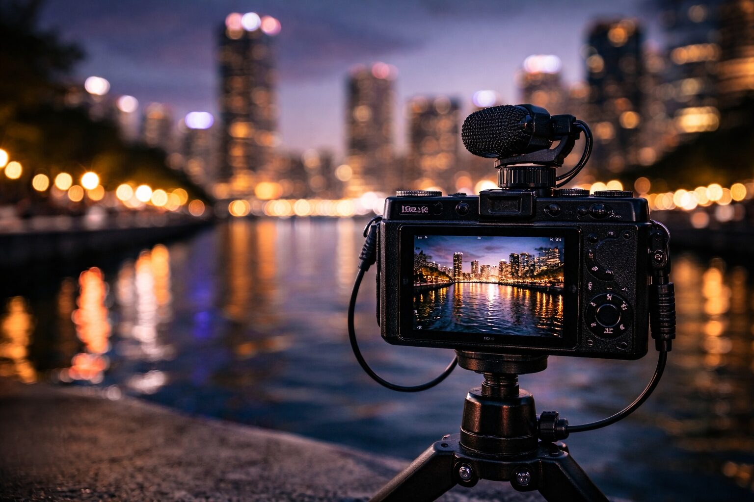 1型センサー コンデジで夜景撮影