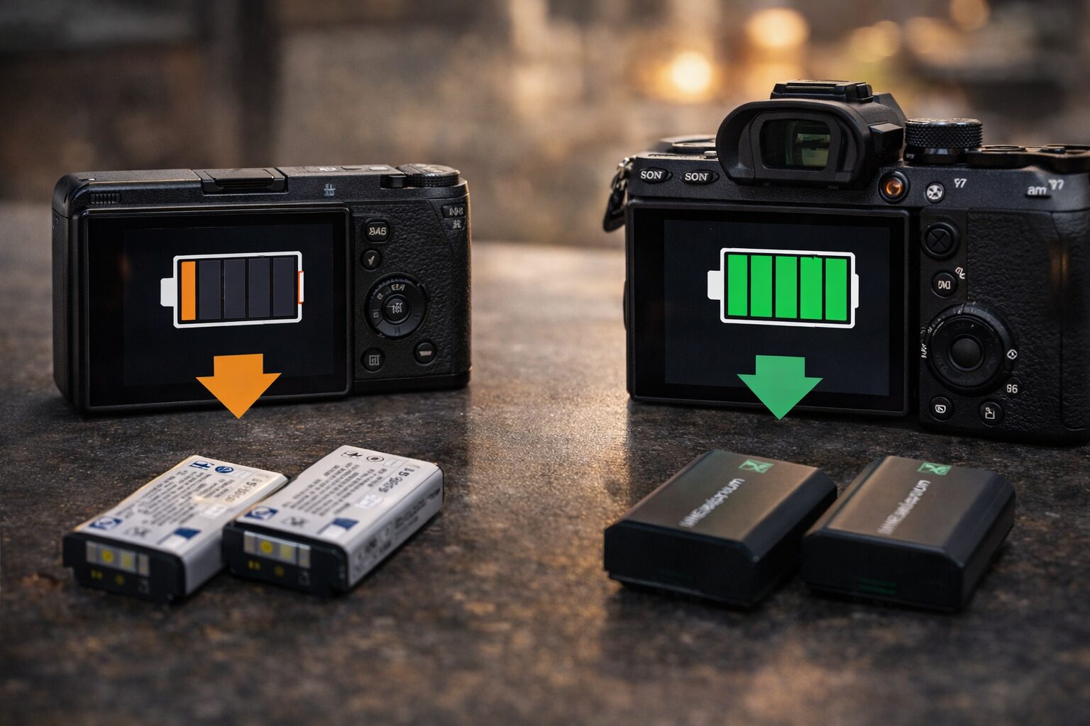 gr3ミラーレス比較の電池持ち