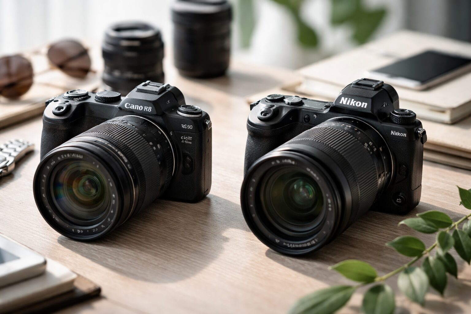 キャノンとニコンのミラーレス比較完全ガイド