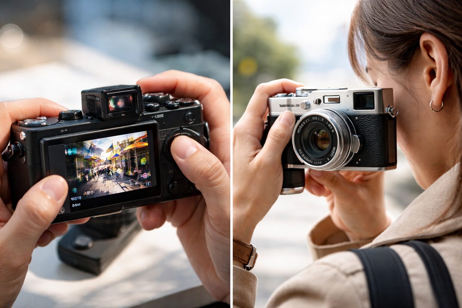 コンデジ ファインダーとは？電子EVFと光学OVFの違い