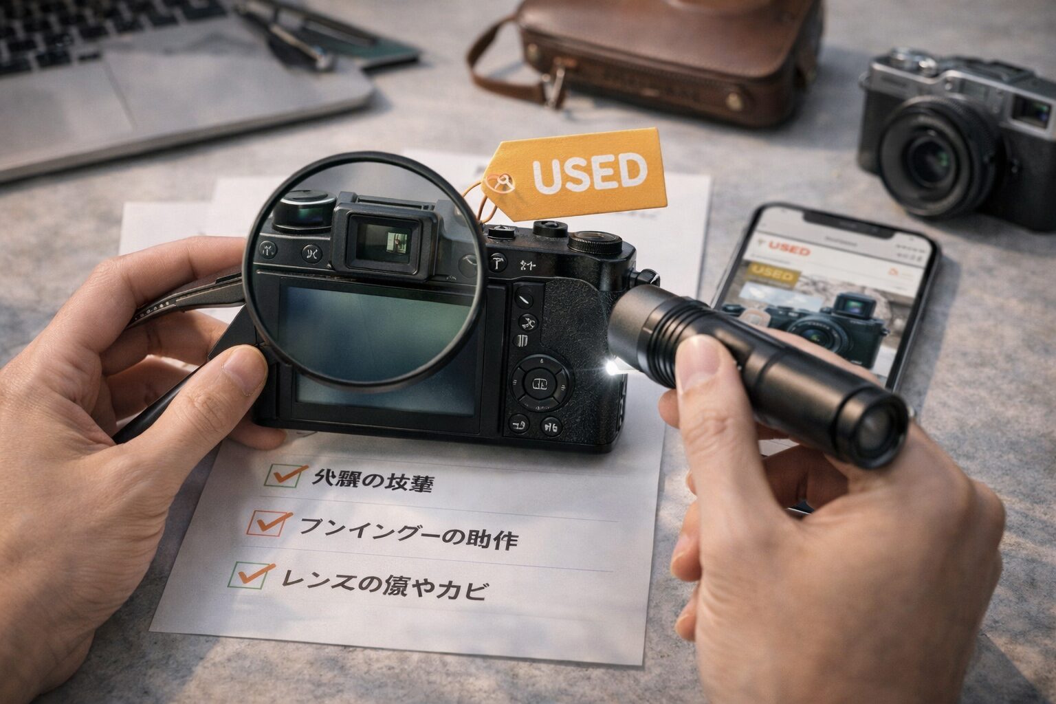 コンデジ ファインダー付き 中古の選び方