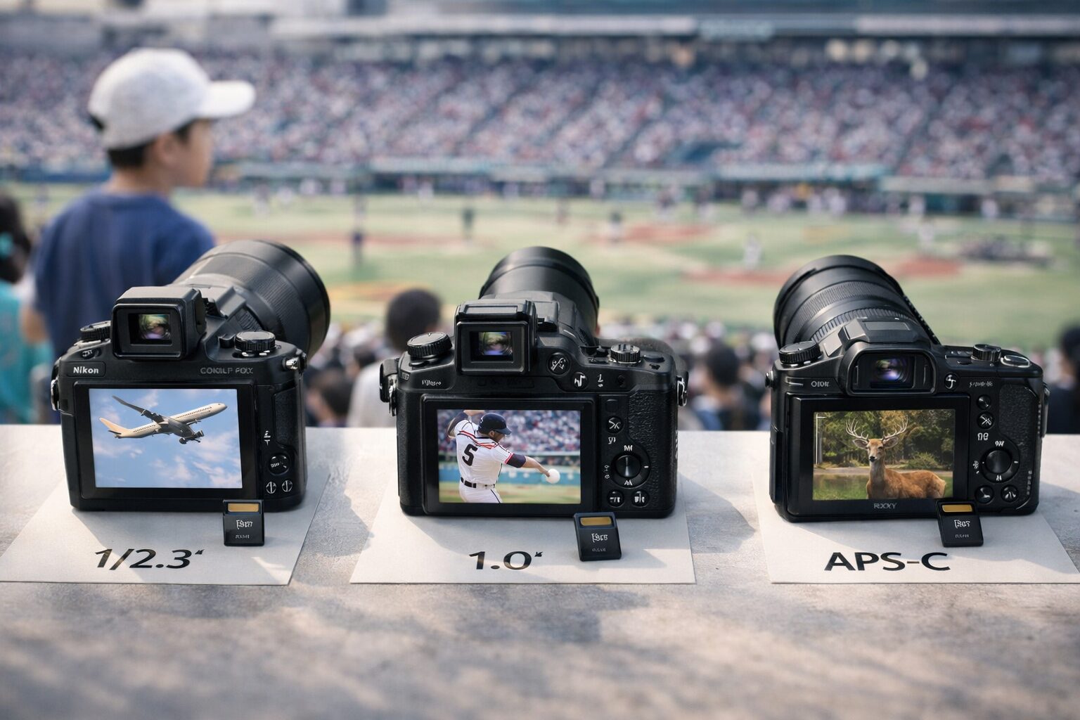 コンデジ ファインダー付き 高倍率ズームモデル