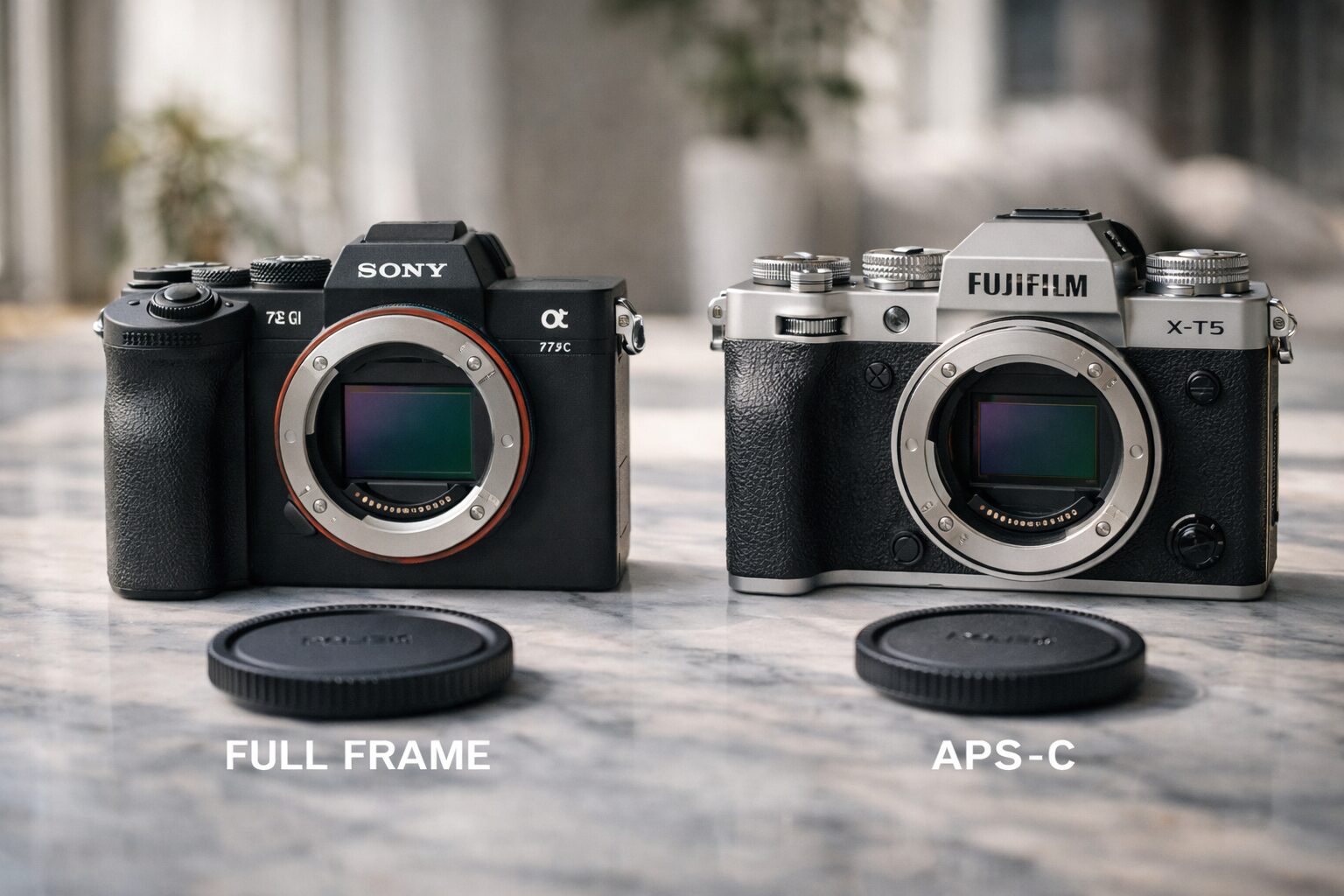 フルサイズとAPS-Cの比較