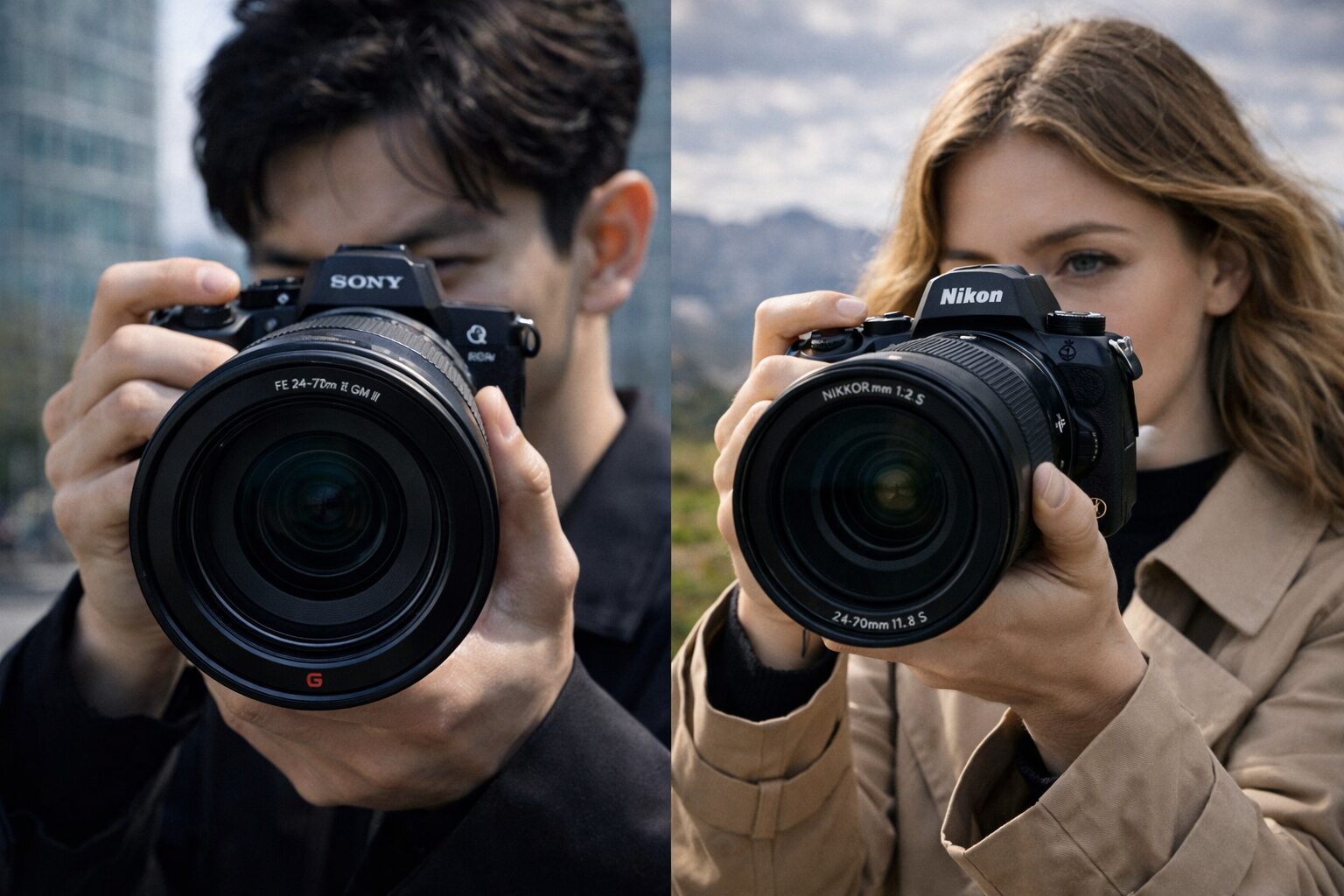 レンズで見るソニーとニコン