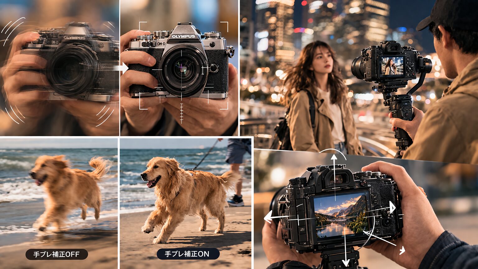 手ブレ補正性能の違い比較
