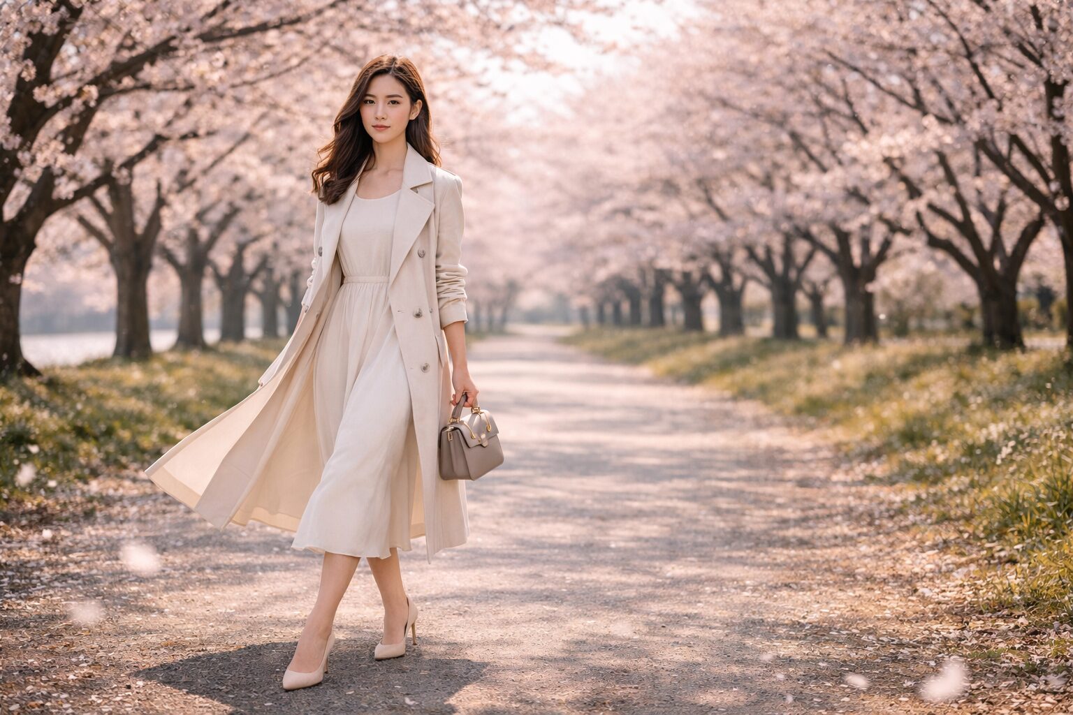 桜撮影会の服装と色選び