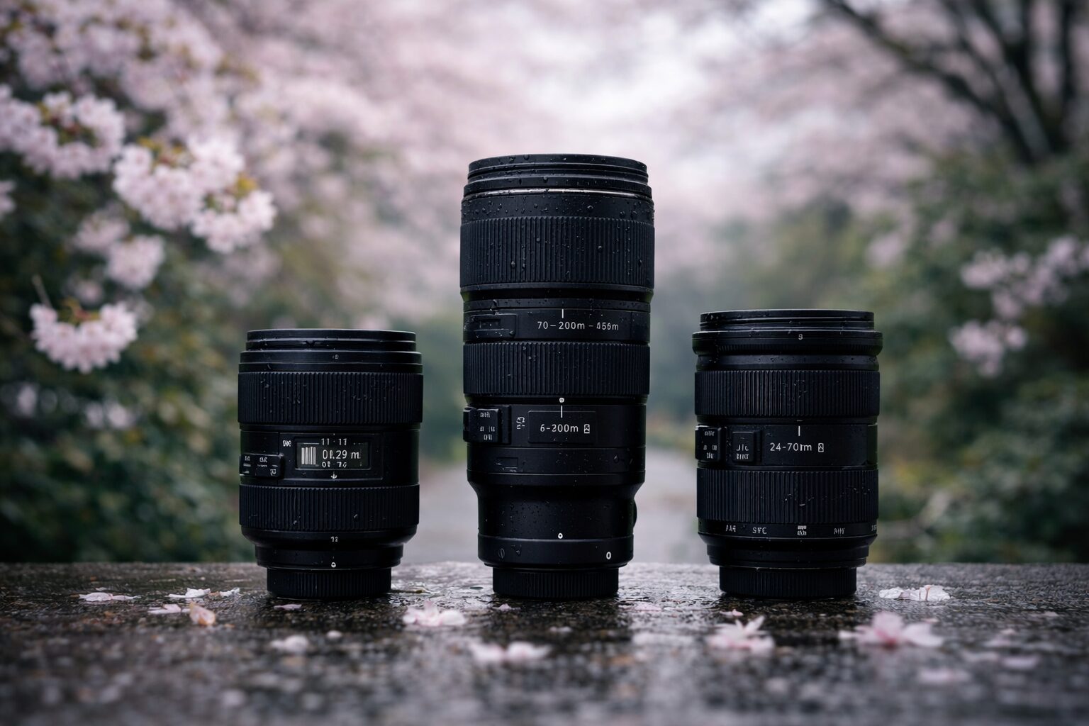 桜撮影曇りのレンズ選び方