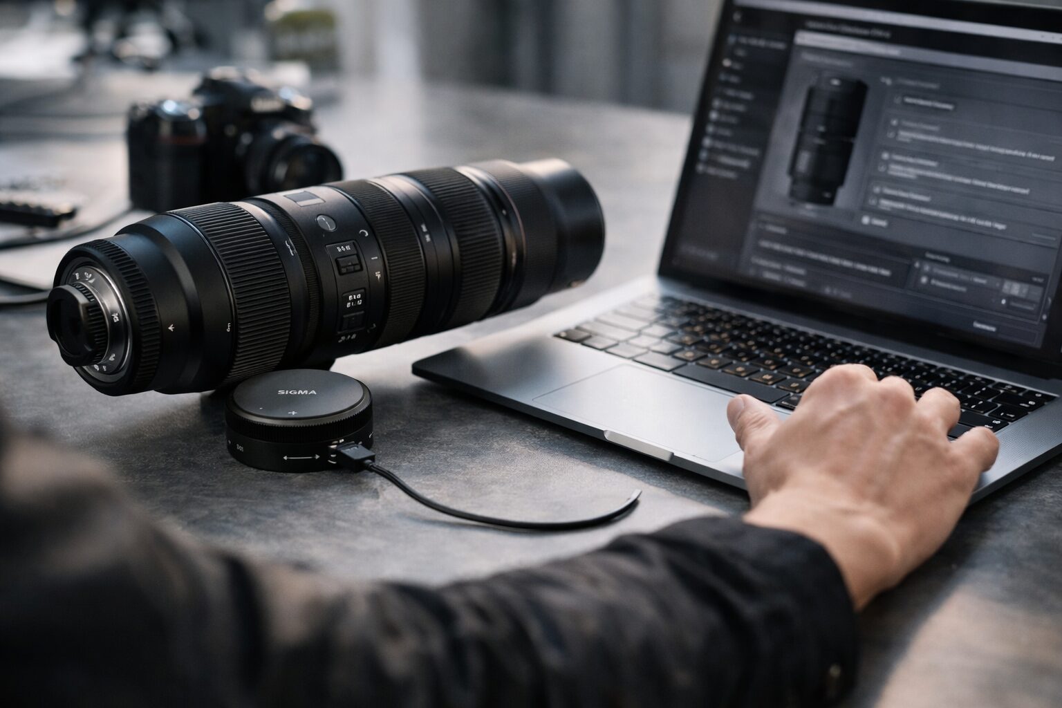 USB DOCKで相性調整