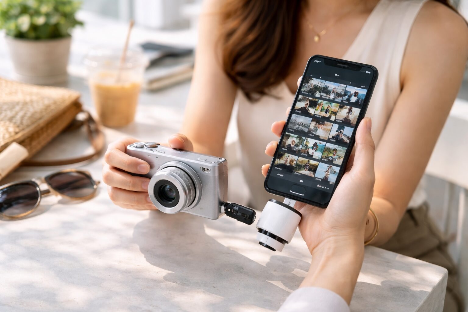 Wi-Fiなしでもスマホ転送