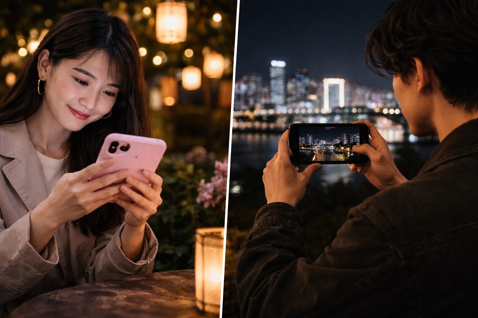 iphone15と16の暗所撮影比較