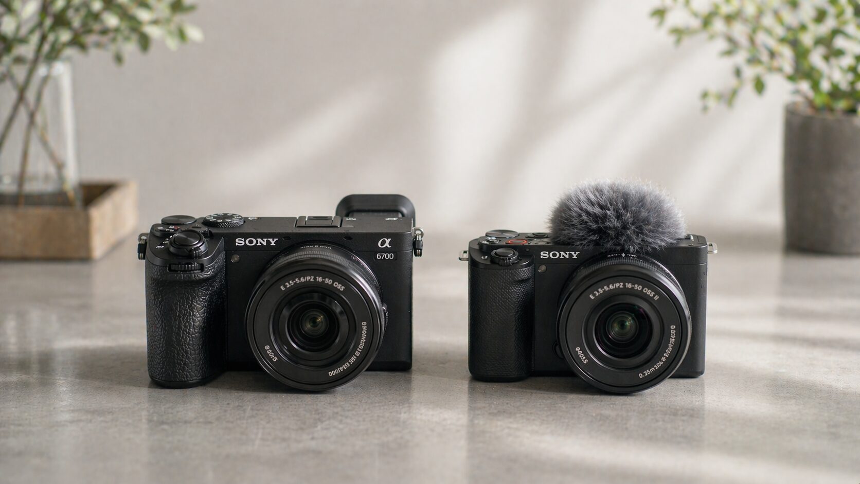 α6700とZV-E10 II