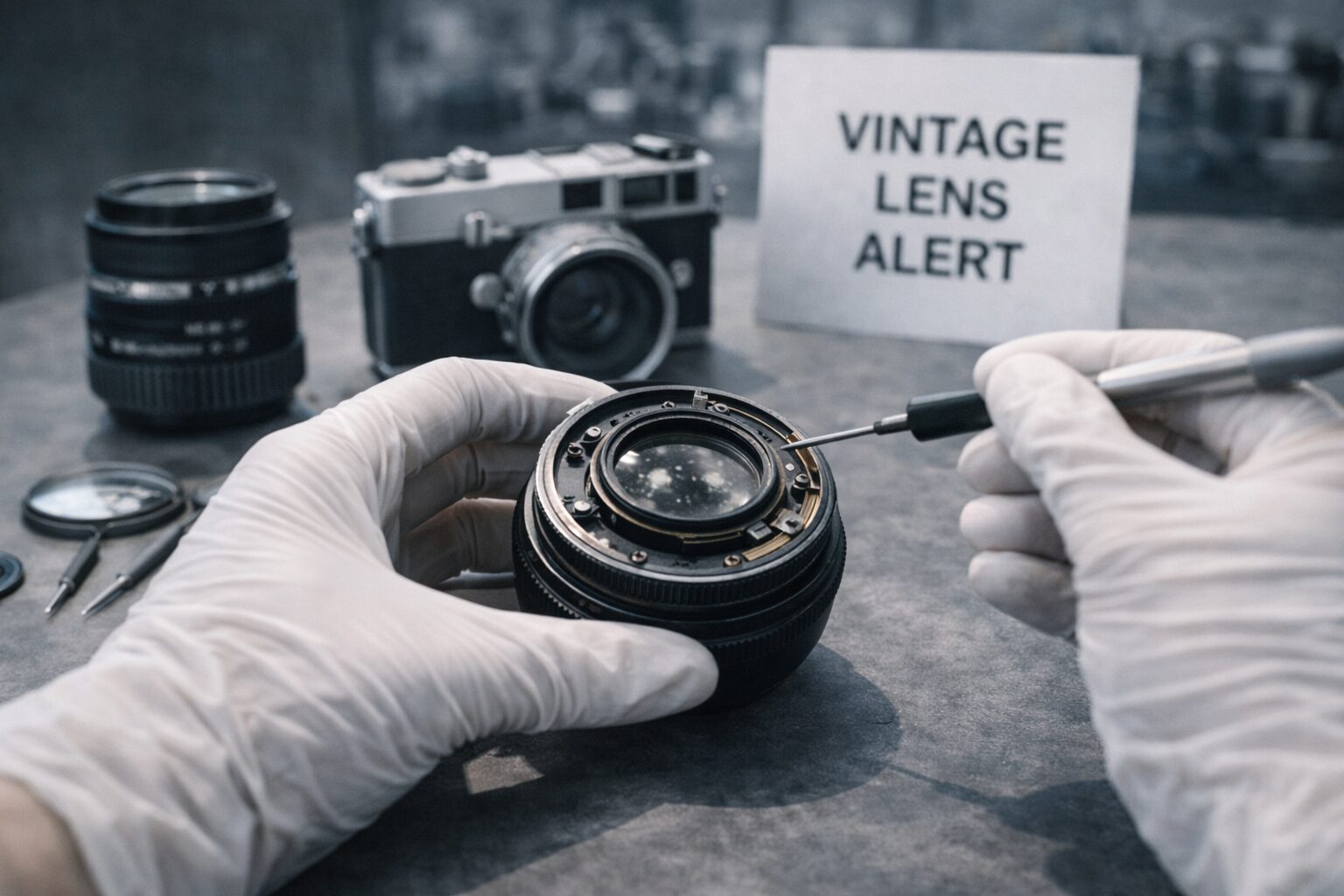 オールドレンズ修理の注意点