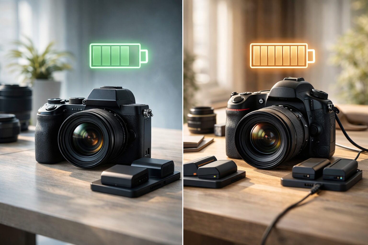 バッテリー持ちの比較