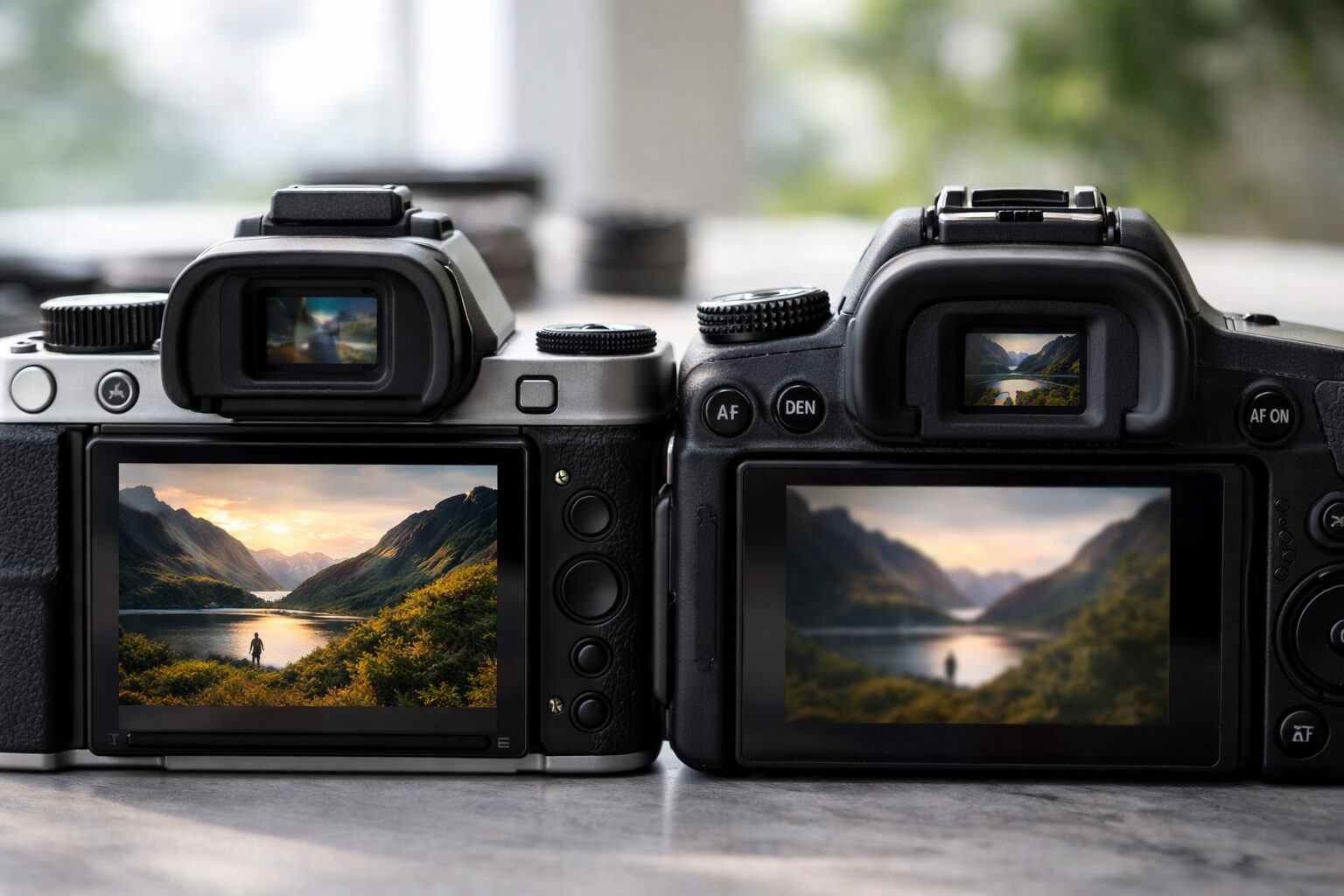 ファインダーの違いを比較