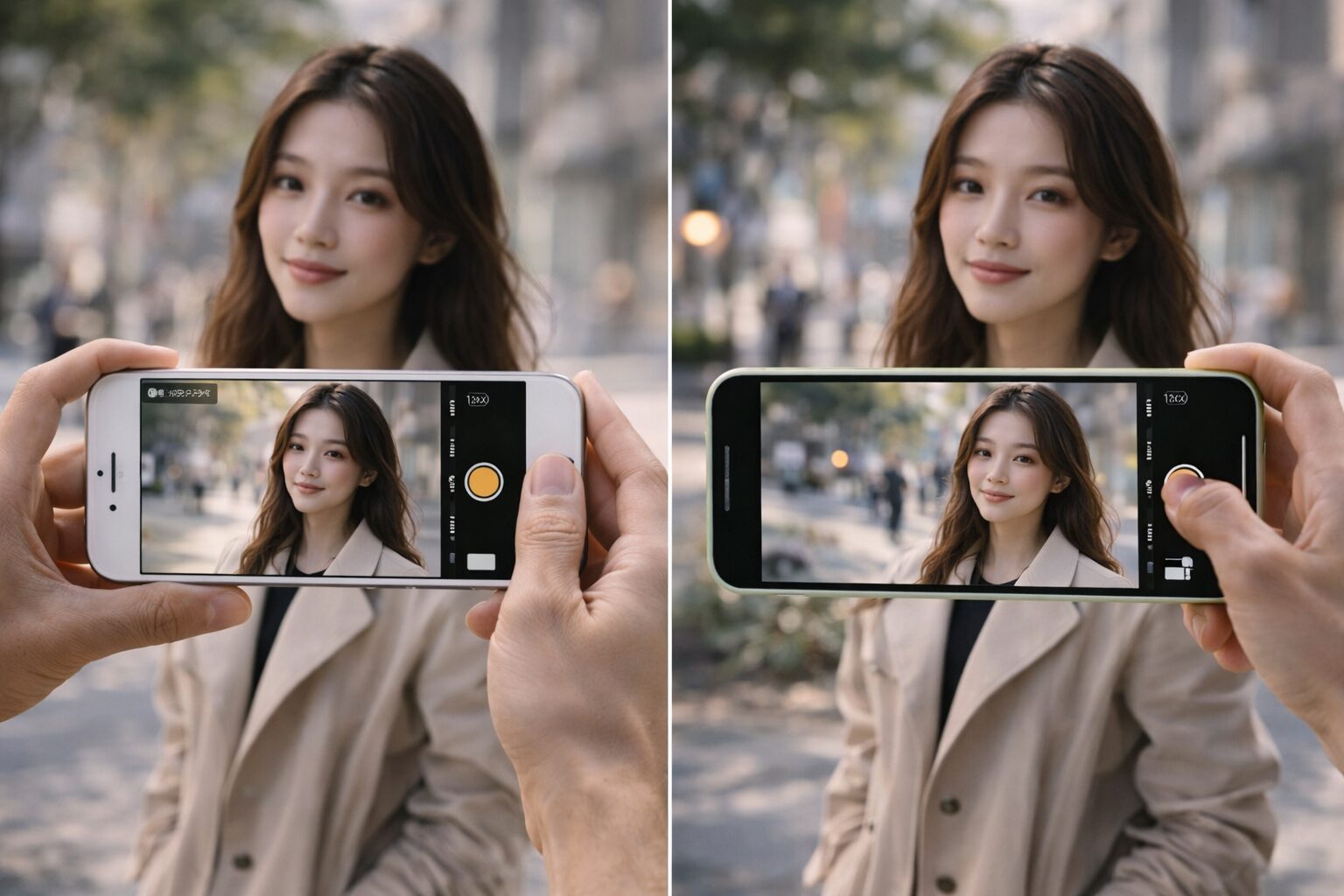 ポートレートの仕上がり差