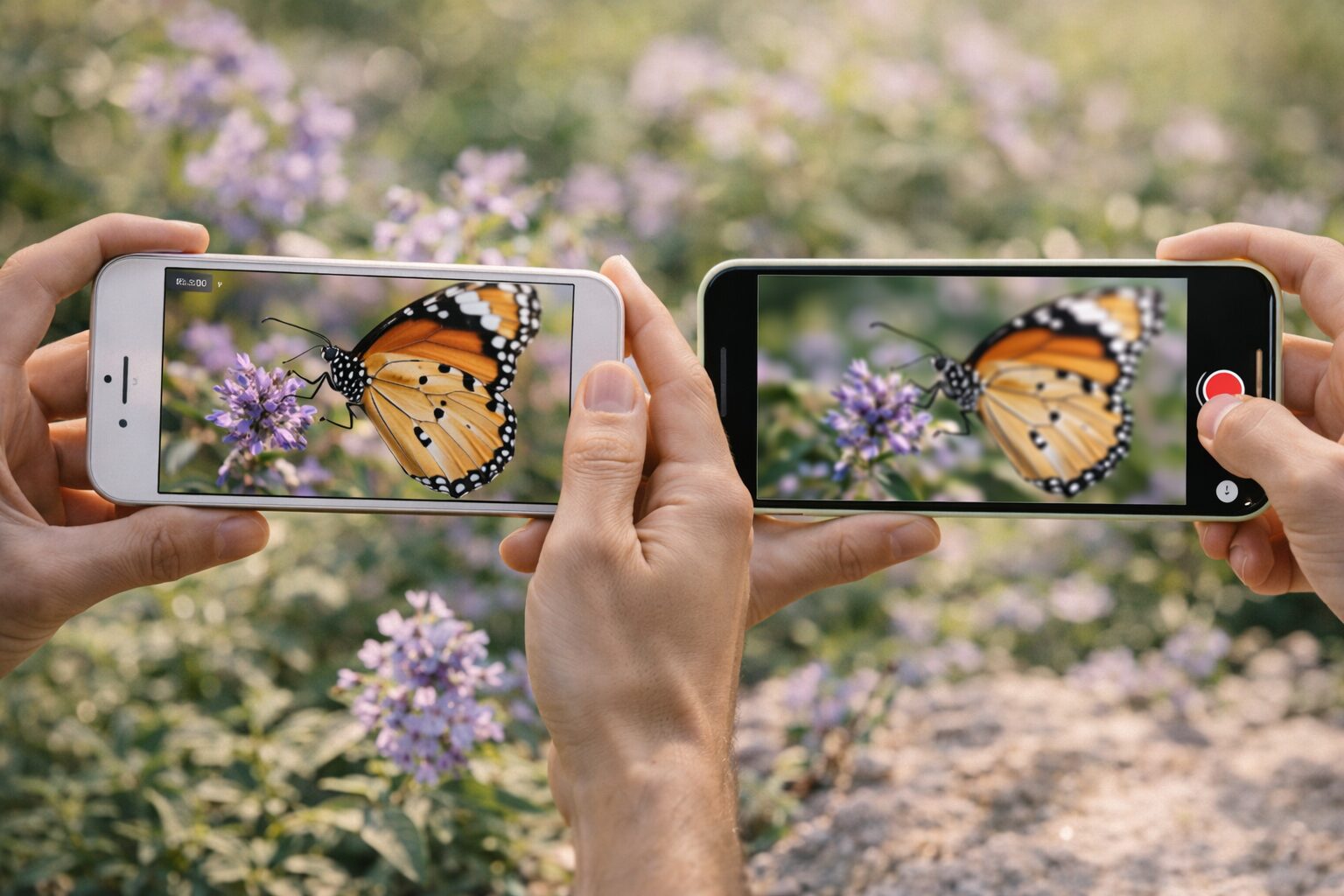 マクロ撮影の対応差