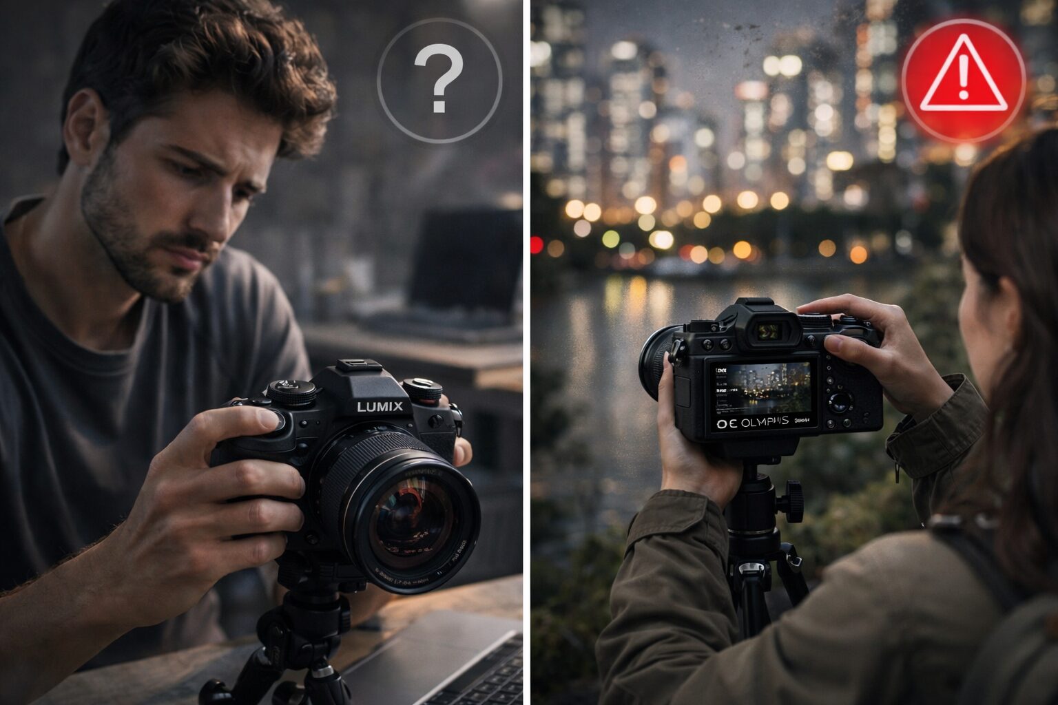 ルミックスとオリンパスのミラーレス比較のデメリット