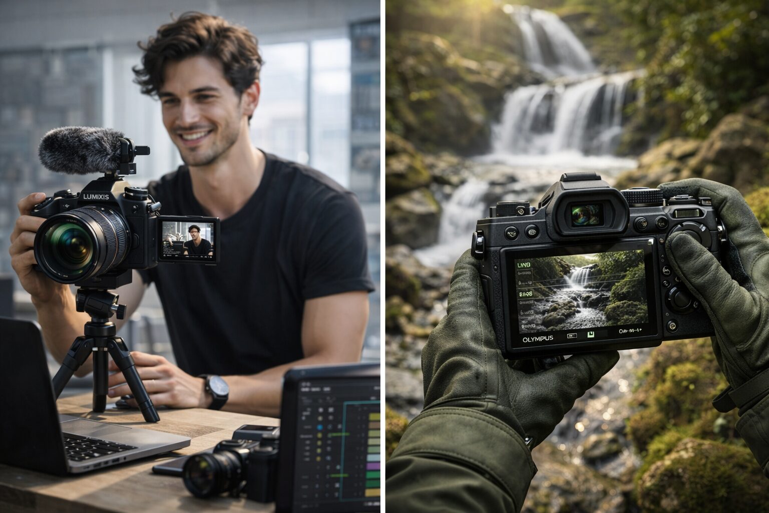 ルミックスとオリンパスのミラーレス比較のメリット