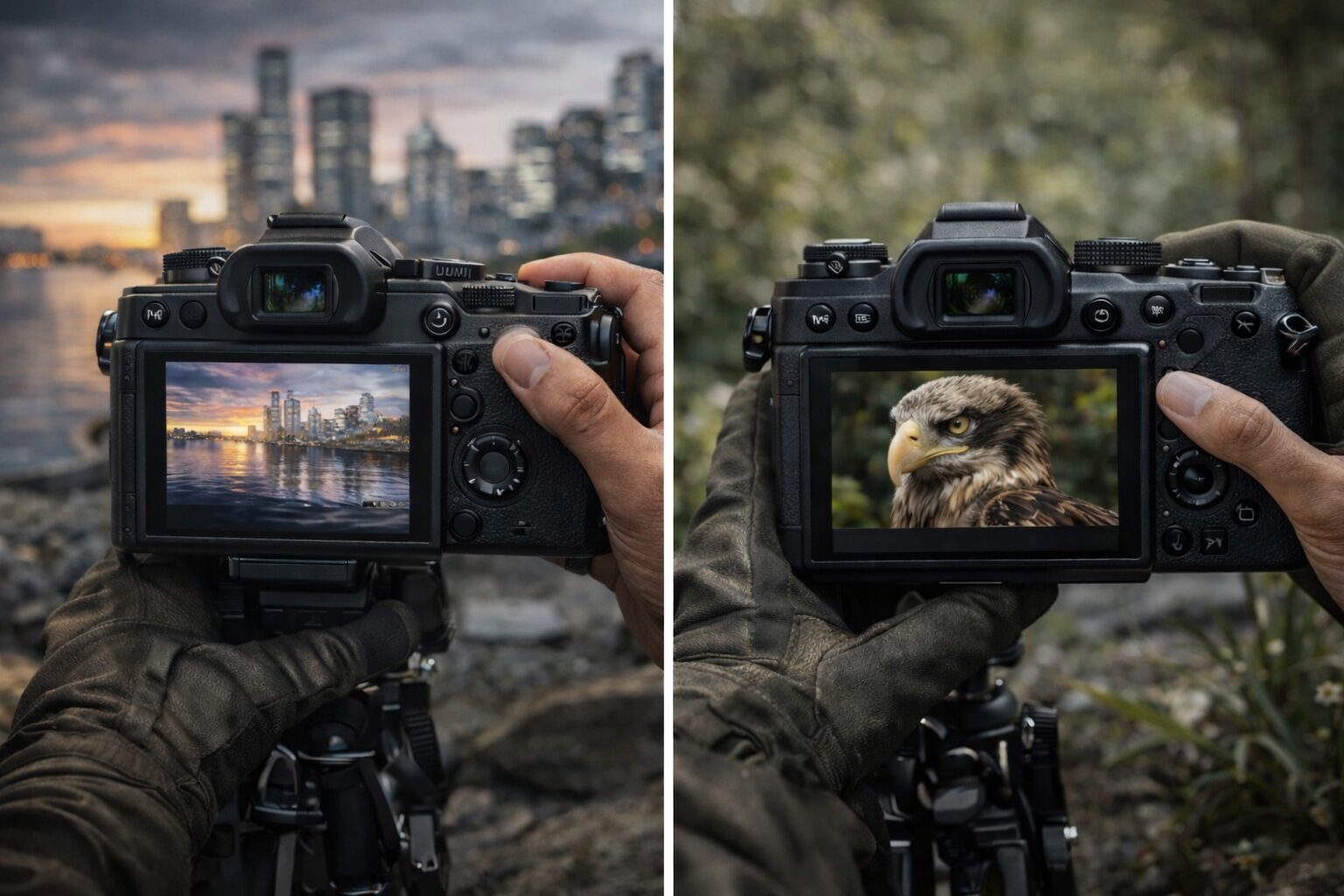 ルミックスとオリンパスのミラーレス比較の画質性能