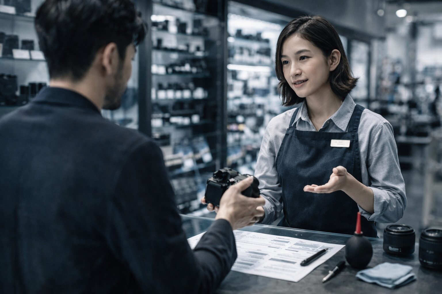 レンズのカビ取りは店舗でできる？