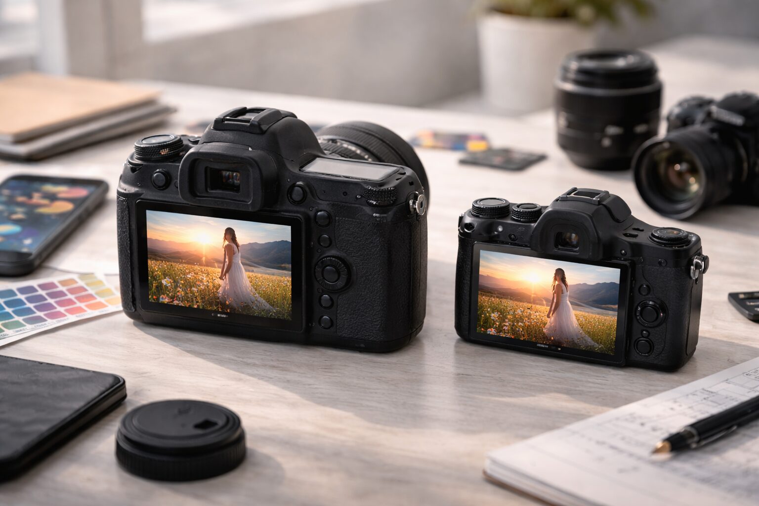 一眼レフ ミラーレス 画質 性能の差