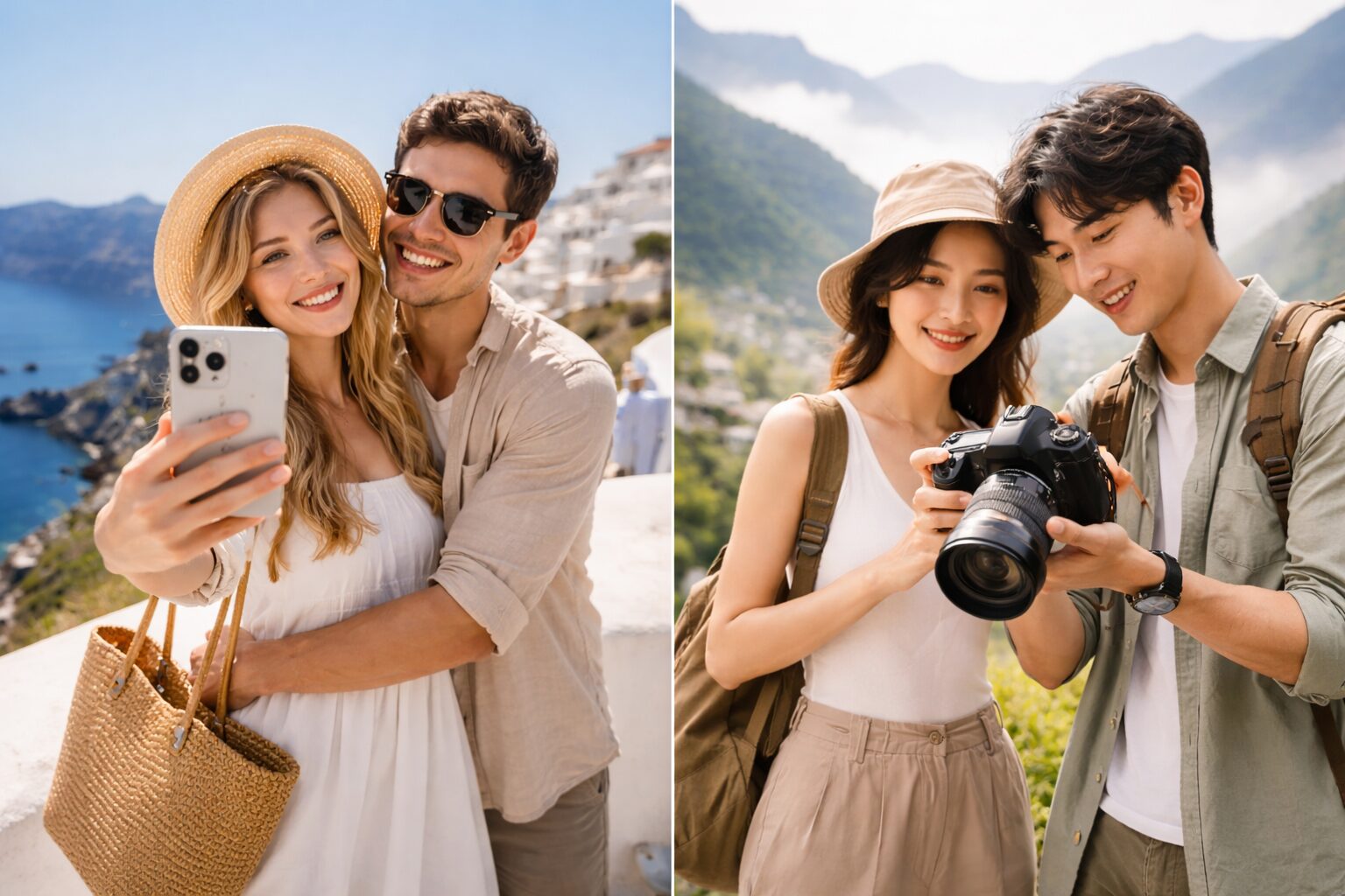 旅行撮影ではどちら向きか