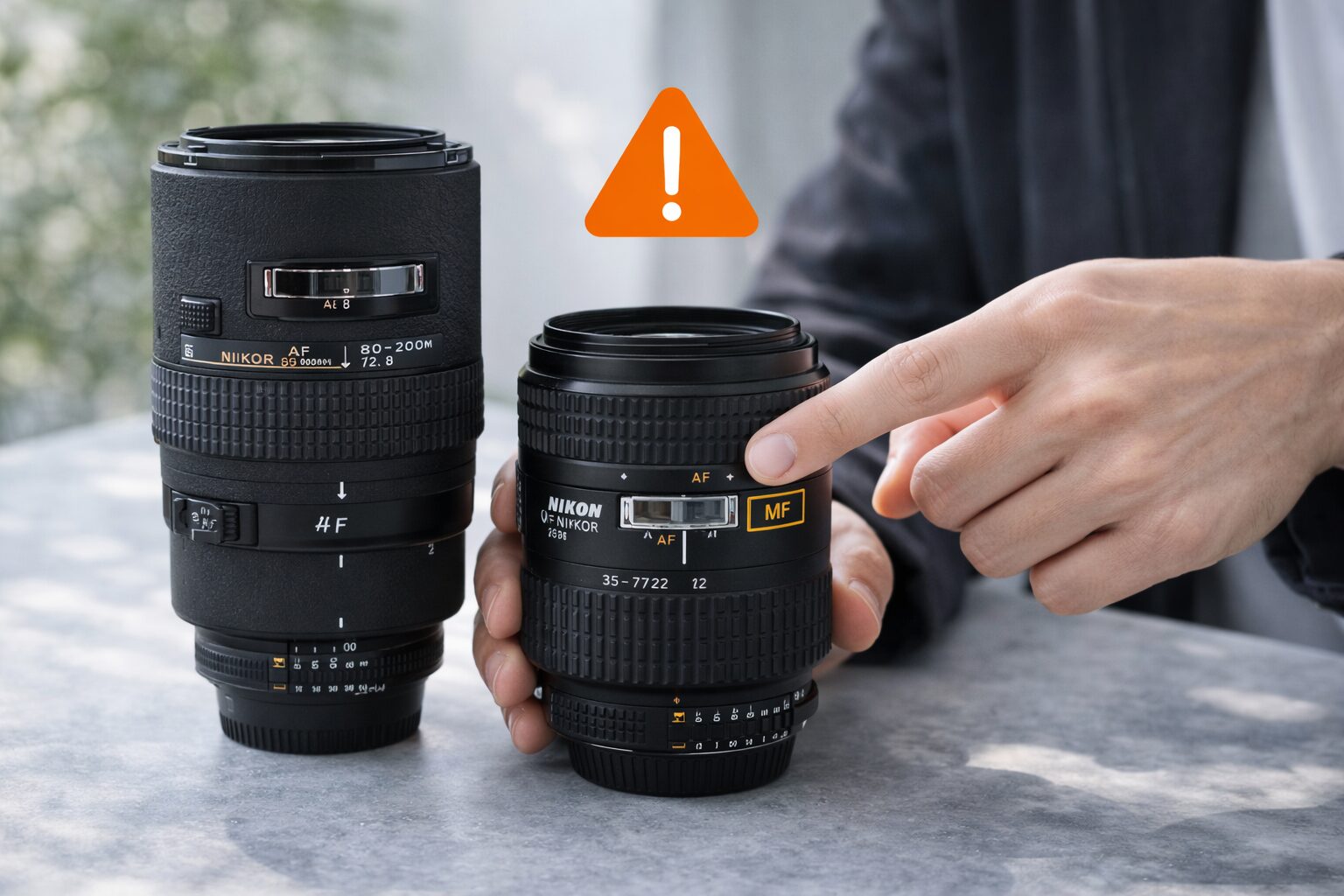 旧型レンズの注意点